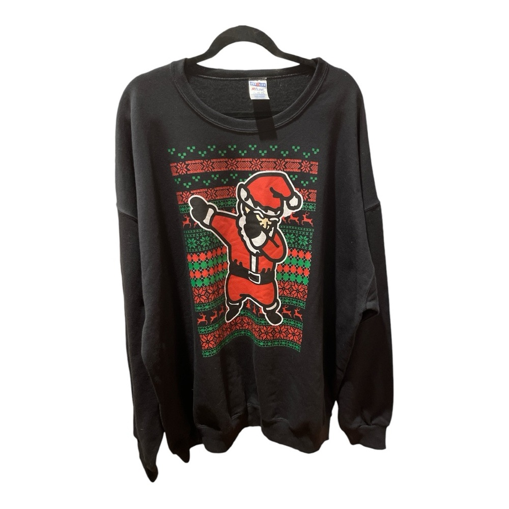 Ugly Christmas Sweater/Sweatshirt. Mens 3XL Santa Dab